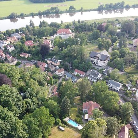 Villa Im Park Wachwitzgrund Dresden Buitenkant foto