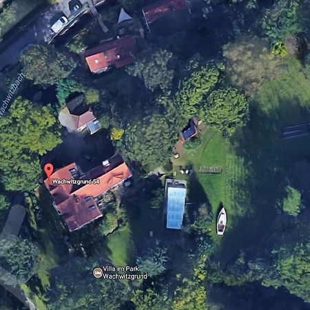 Villa Im Park Wachwitzgrund Dresden Buitenkant foto