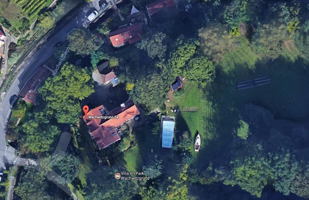 Villa Im Park Wachwitzgrund Dresden Buitenkant foto